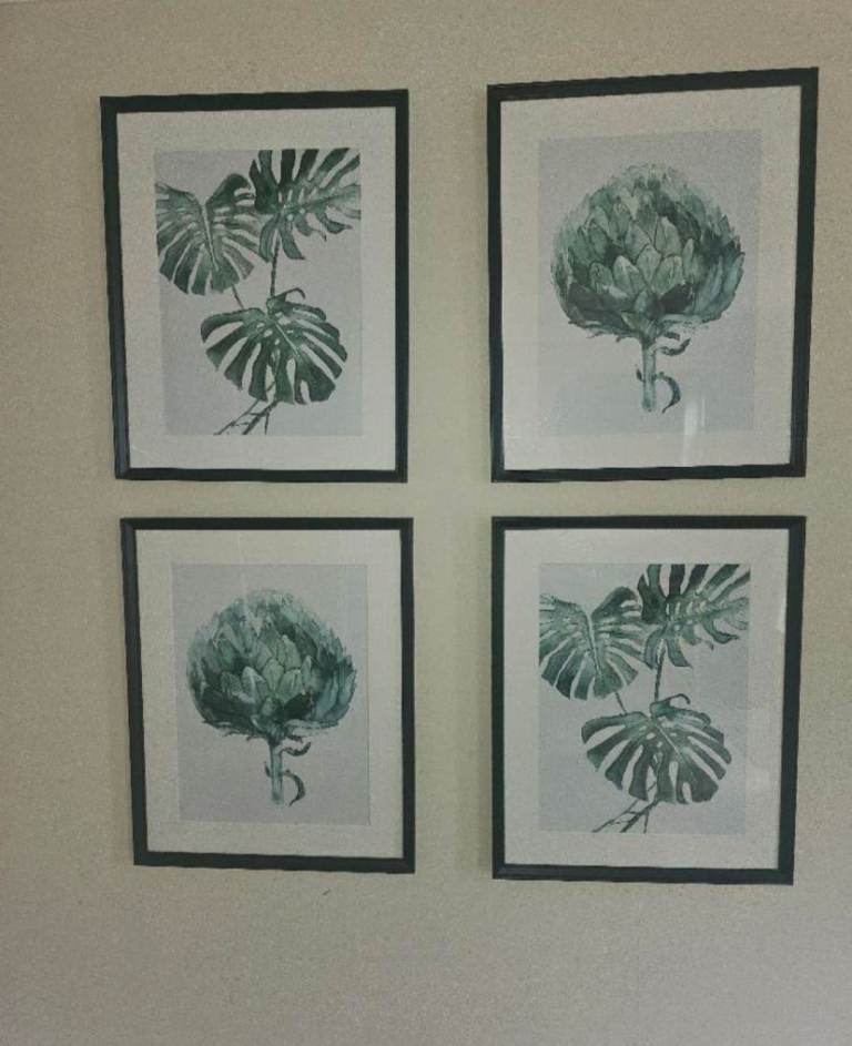 Set of 4 wall art pictures