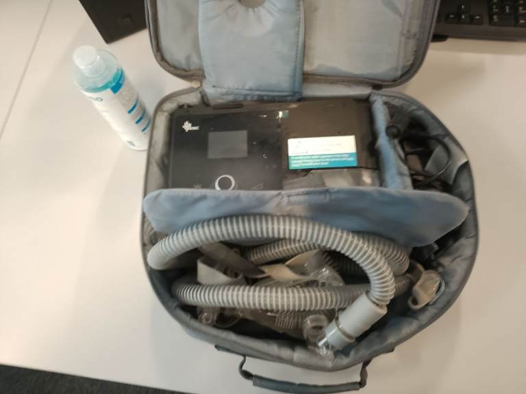 Cpap machine with all needed accessories
