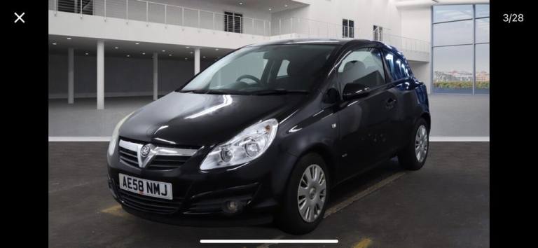 2008 Vauxhall Corsa 1.4i 16V Club 3dr Auto [AC] HATCHBACK PETROL Automatic
