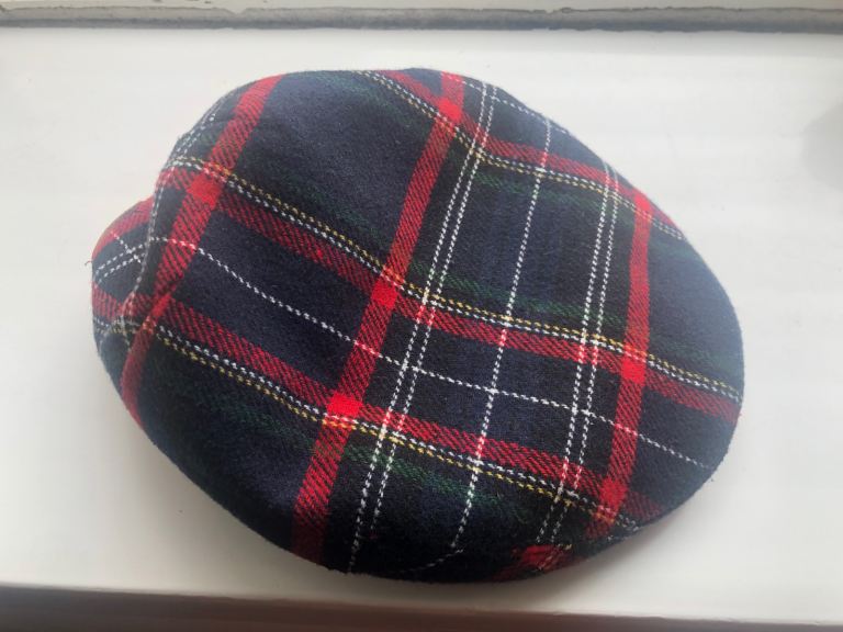 Welsh flat cap/ Tartan -  perfect for eisteddfod/ St David’s day