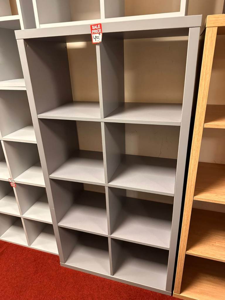 Squares plus 8 Cube storage unit - Grey 