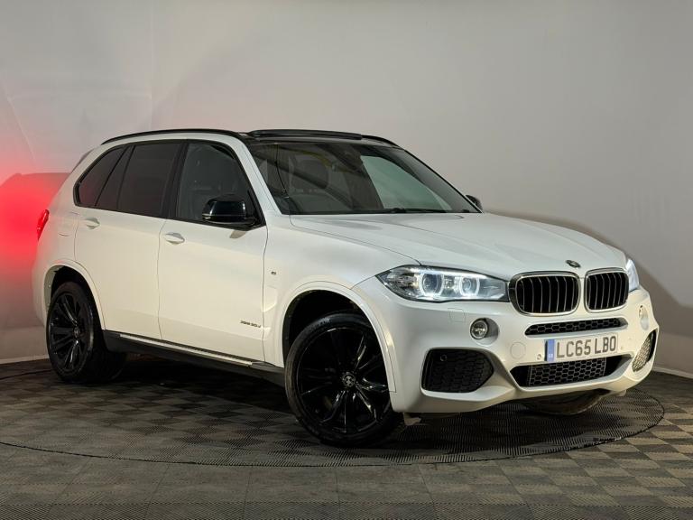 WHITE 2015 65 BMW X5 XDRIVE30D M SPORT 3.0 DIESEL AUTOMATIC 7 SEATER 4WD 4X4 SUV
