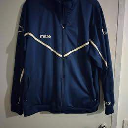 Mitre Navy Blue Track Jacket very good condition both sized 3xl