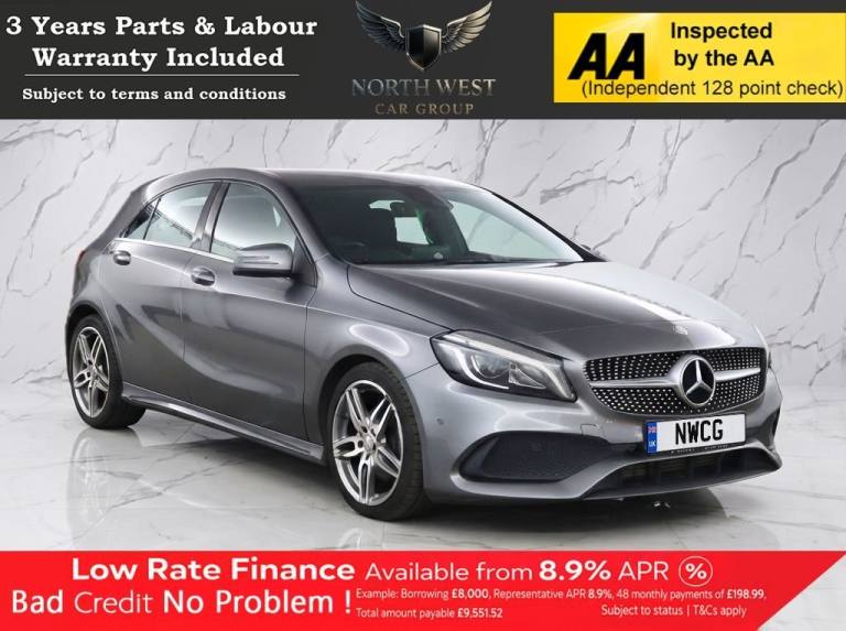 2016 Mercedes-Benz A-Class 1.6 A180 AMG Line (Premium) Hatchback 5dr Petrol Manual Euro 6 (s/s) (...