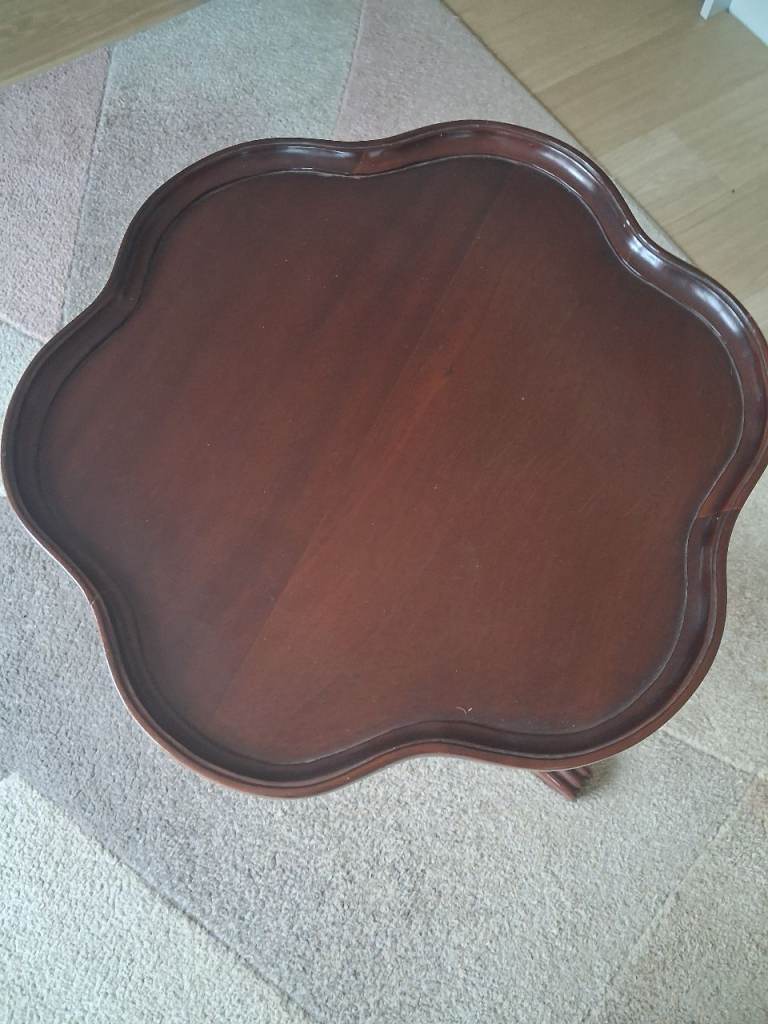 Small Wooden Coffee Table – Brown, Good Condition