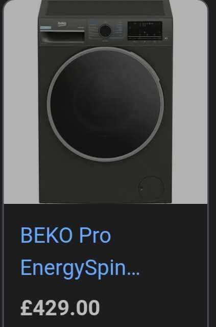 BEKO PRO ENERGYSPIN WASHING MACHINE 