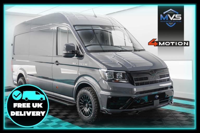 2026 MAN TGE XC 2.0 BiTurbo 4MOTION MCR STYLED PURE GREY - OZ WHEELS - AT TYRES PANEL VAN Diesel ...