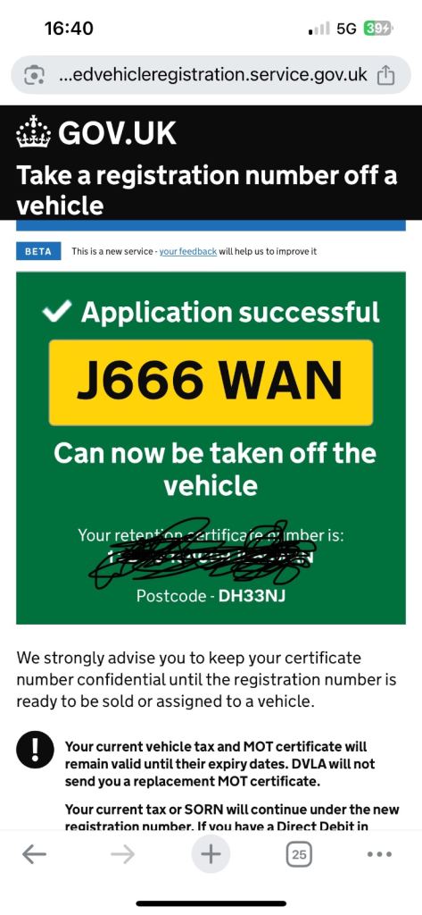 Private plate for sale or swaps