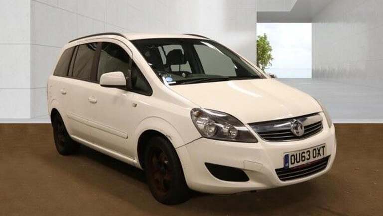 VAUXHALL ZAFIRA 1.6 16V Exclusiv Euro 5 5dr (white) 2013