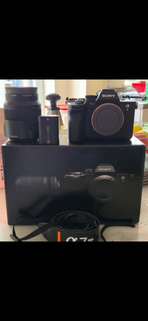Sony A7iv camera & kit lens & 24-70mm F.28 GM II plus accessories