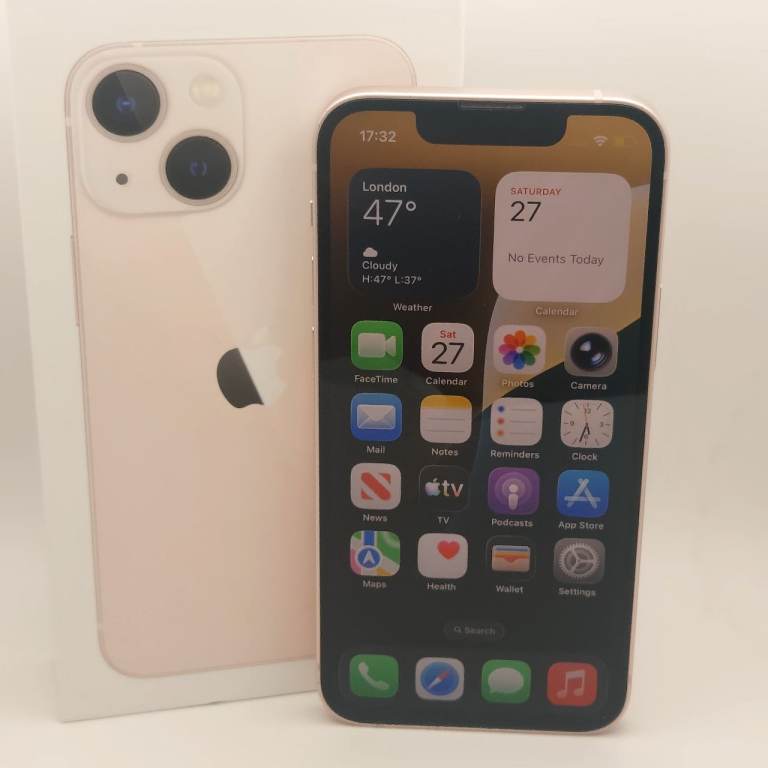 IPhone 13 Mini 128GB - Pink - Boxed - 100% Battery Health 🔋 