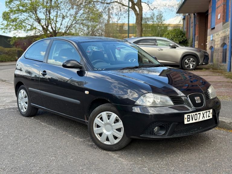 2007 Seat Ibiza 1.4 85 Stylance 3dr Hatchback Black - MOT March 27
