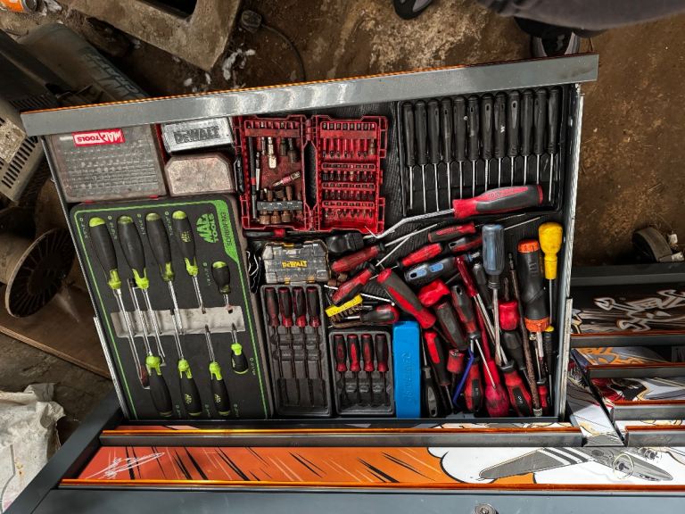Massive Hand Tool & Power Tool Set with Snap-on Box