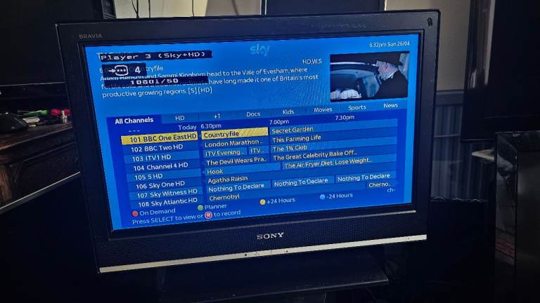 Sony 26 inch tv with new remote