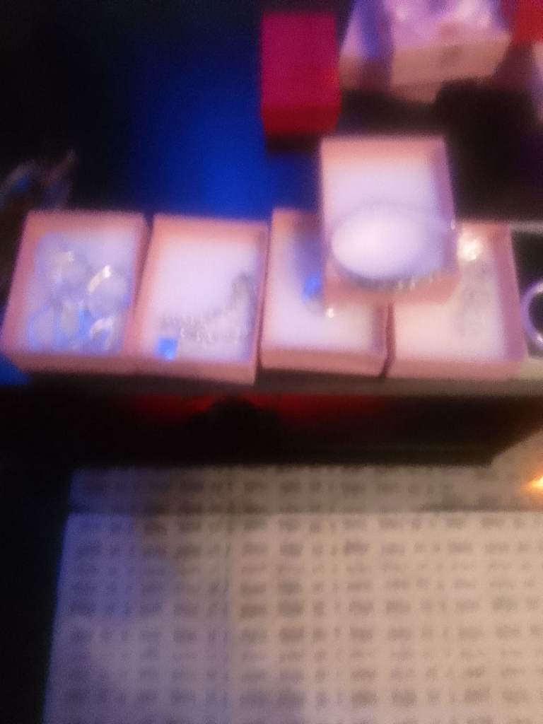 New Silver Rings and Necklaces in Gift Boxes