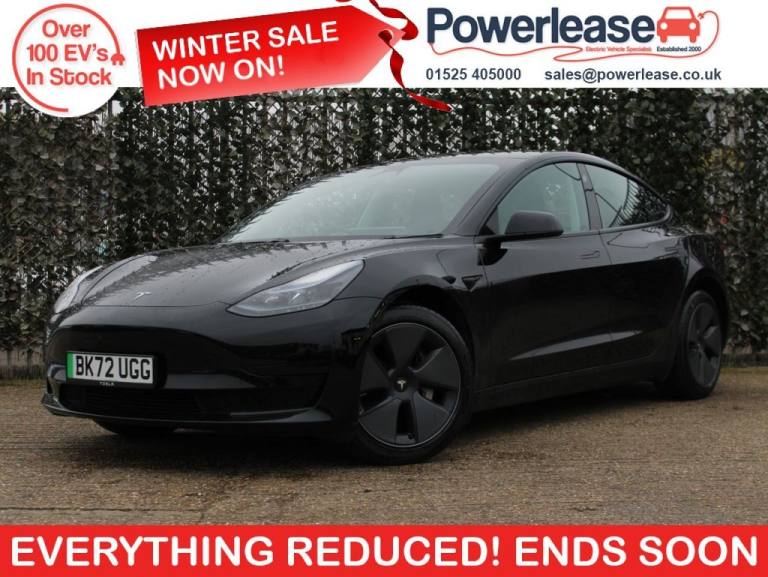 2022 Tesla Model 3 Saloon 4dr Electric Auto RWD (241 bhp) Saloon ELECTRIC Automatic