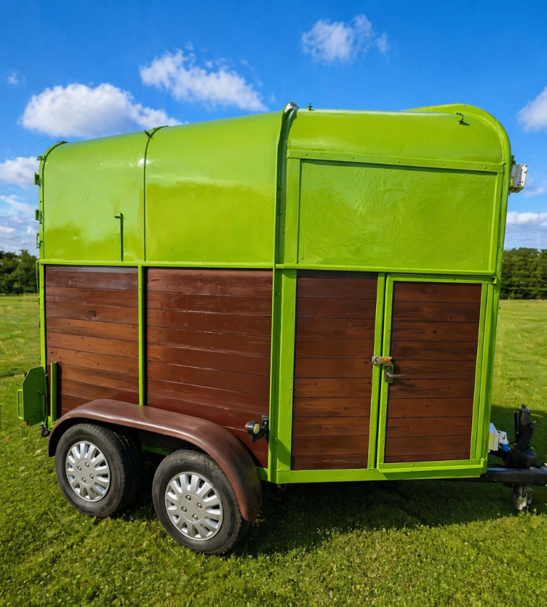 Vintage converted horse box trailer 