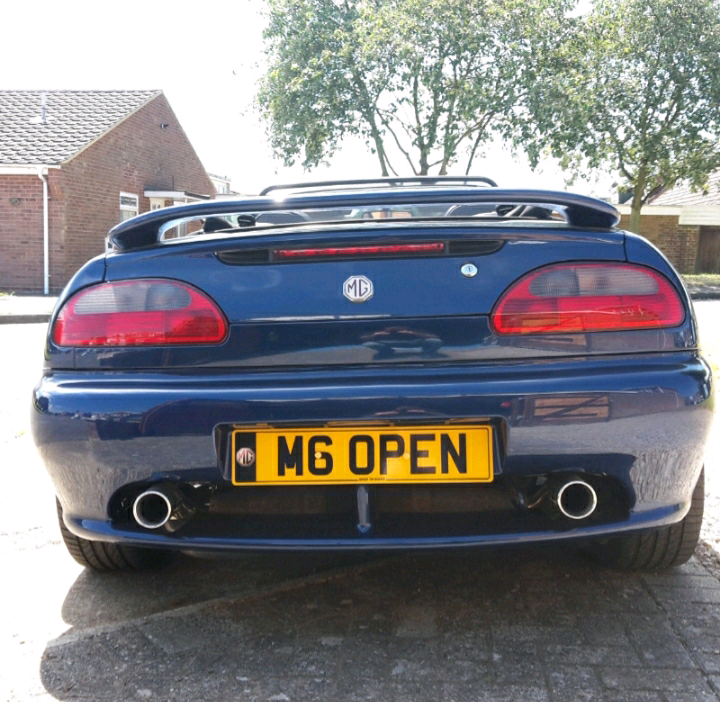 BMW M6 Convertible MGF MG 0PEN M6 OPEN Private Reg MG Cyberster