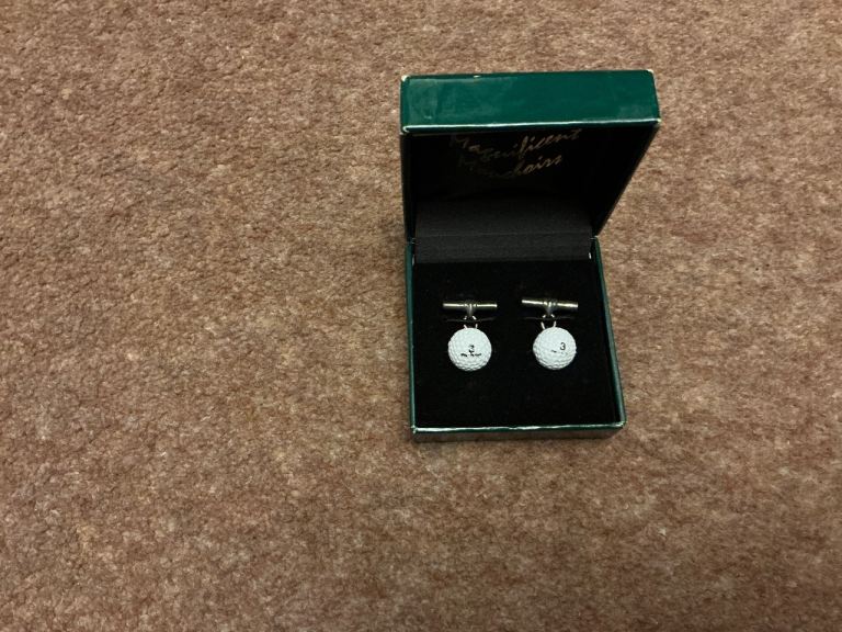 Golf ball Cufflinks 