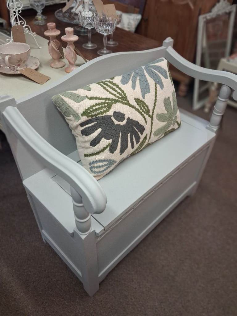 Monks bench with storage