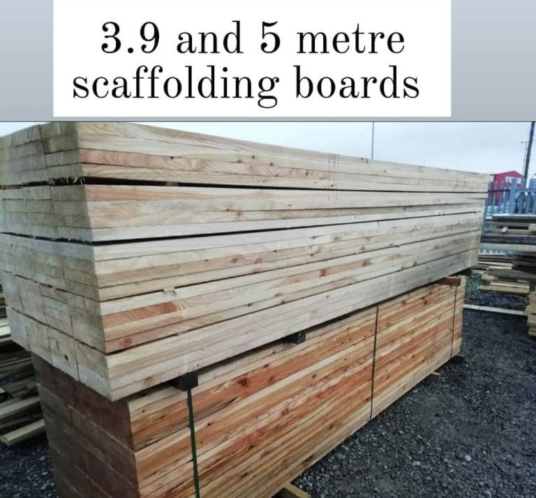 New 3.9m and 5m Scaffolding Boards