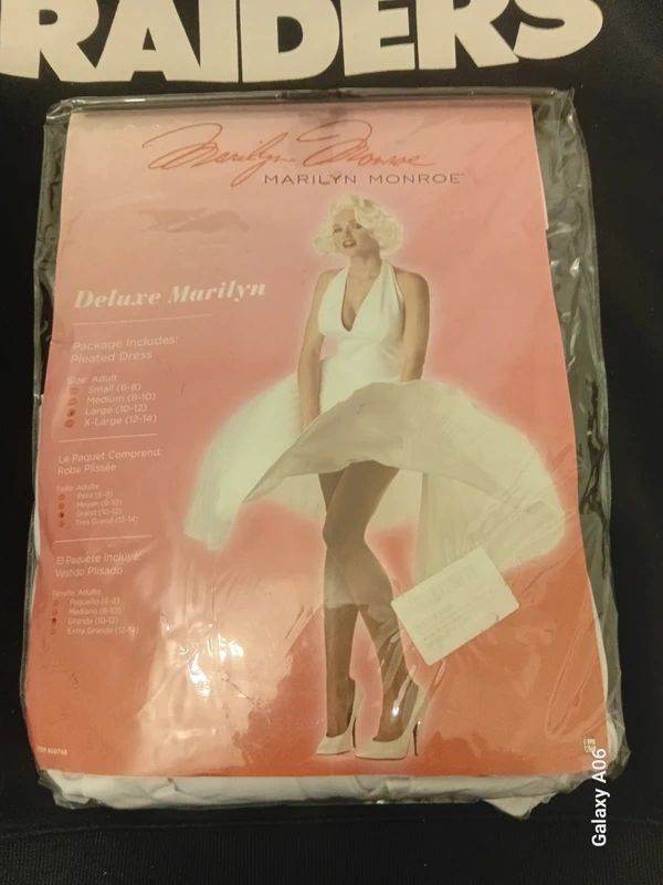 Women's Marilyn Monroe Fancy Dress Costume 10-12 uk