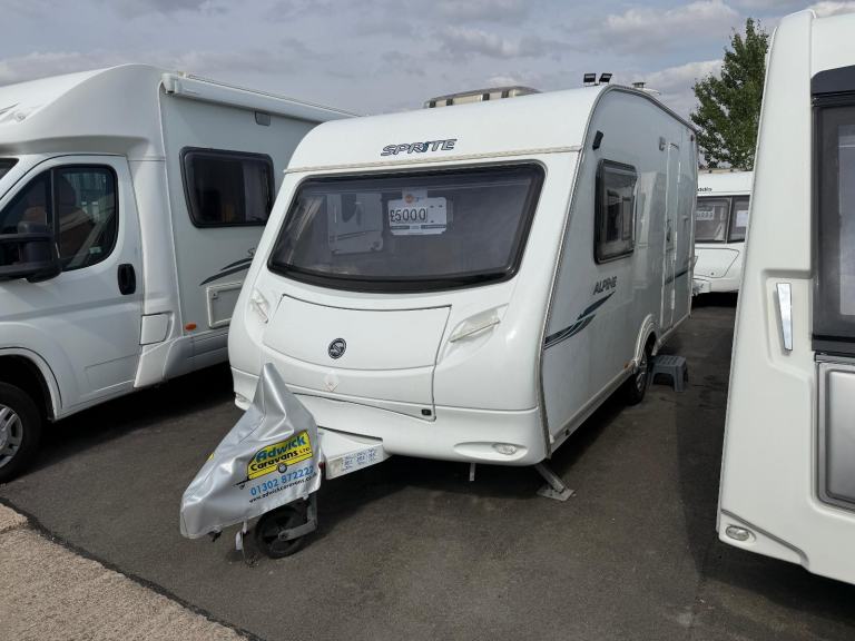 Sprite Alpine 2 Lightweight 2 Berth Full Rear Bathroom