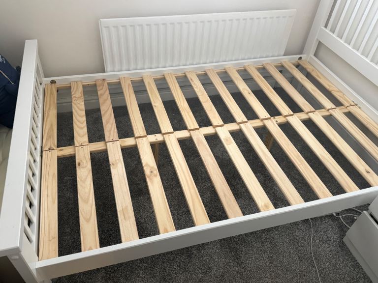 Argos Home Aubrey Small Double Wooden Bed Frame - White