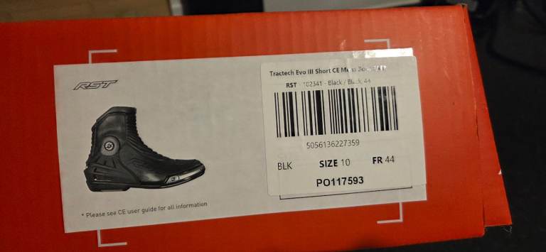 RST motorcycle boots 