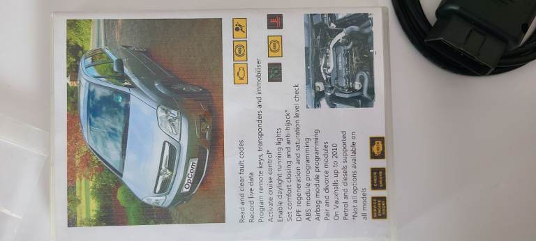 Op-Com Diagnostic tool Vauxhall 