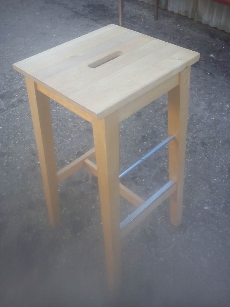 Vintage, Ikea, Bosse, beech stool.