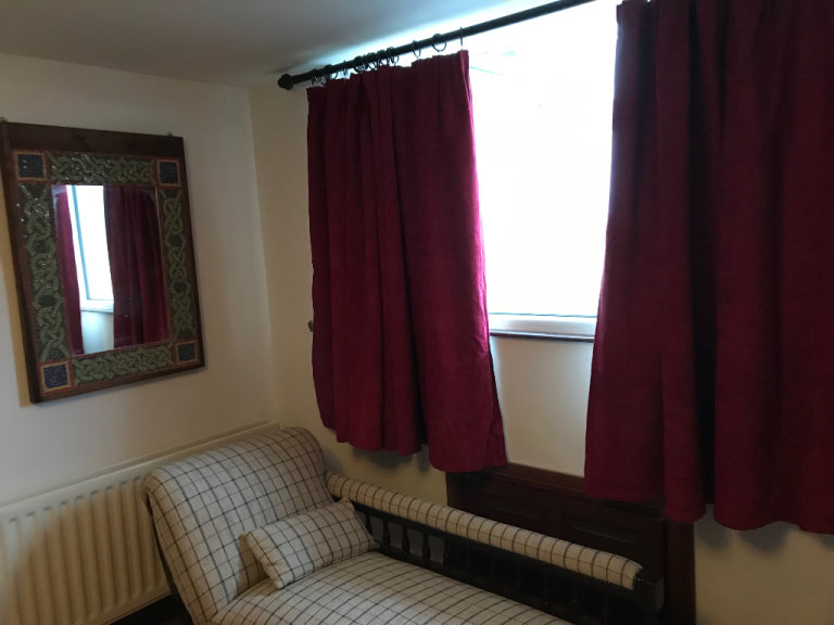 New Heavy Lined Rose Red Curtains