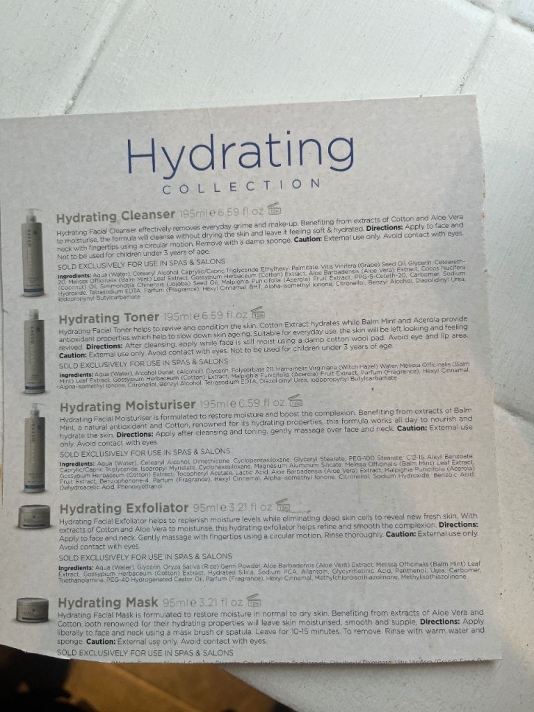 Kaeso hydrating facial kit