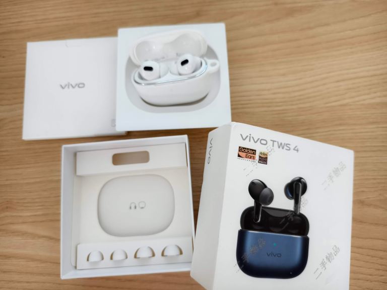 vivo TWS4 bluetooth Earbuds Wireless ANC 3-Mic AI LDAC Hi-Res Audio Stereo 3D Surround Sound