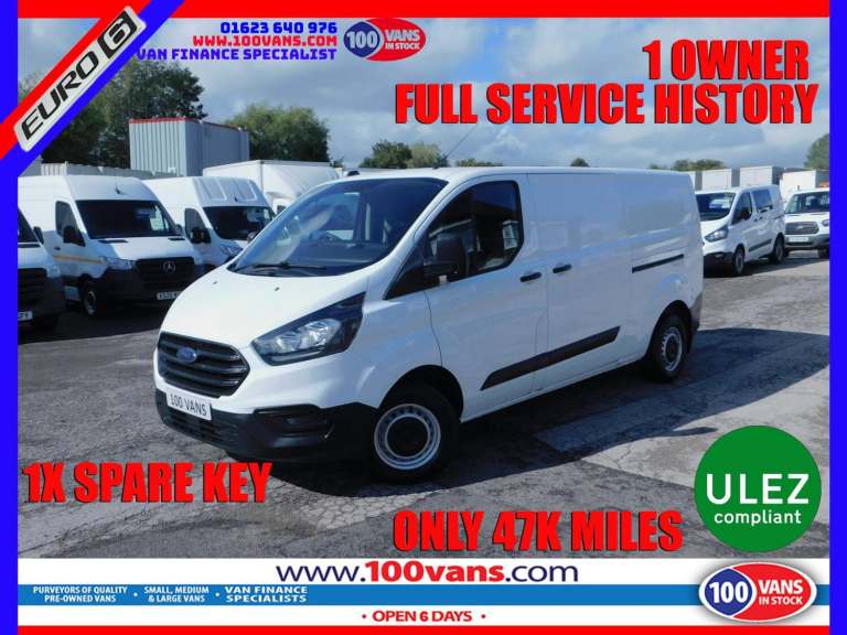 2022 Ford Transit Custom 2.0 EcoBlue 105ps Low Roof Leader Van PANEL VAN DIESEL Manual