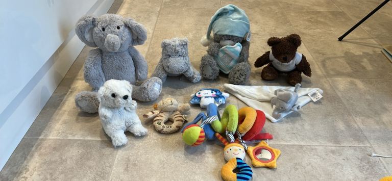 Assortment of soft toys