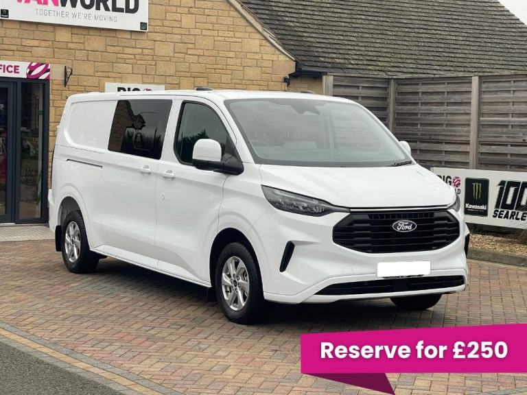 Ford Transit Custom 320 TDCI 136 L2H1 LIMITED ECOBLUE DOUBLE CAB 6 SEAT CREW VAN