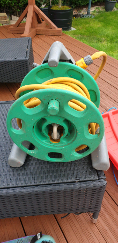 Hoselock Hose and Manual Reel.