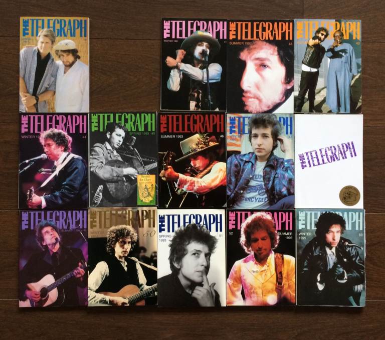 image for Bob Dylan ' The Telegraph ' Vintage 1990's books