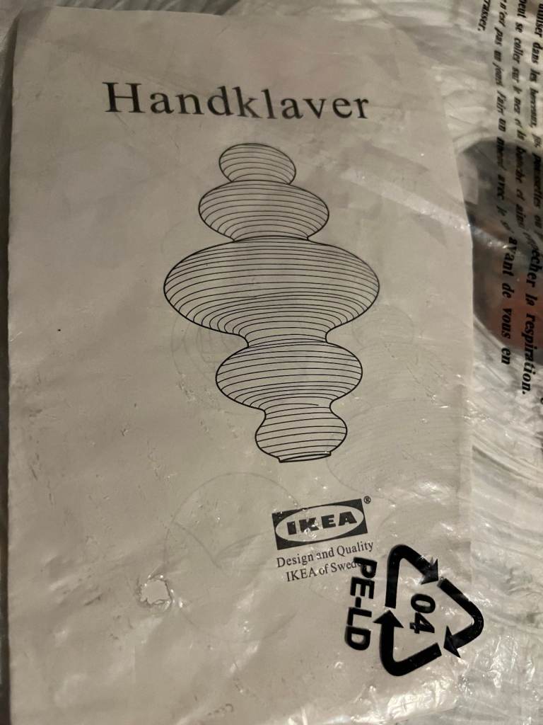 IKEA lampshade 'Handklaver' - new