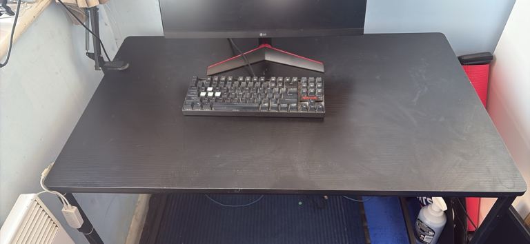 Standard Black Office Desk