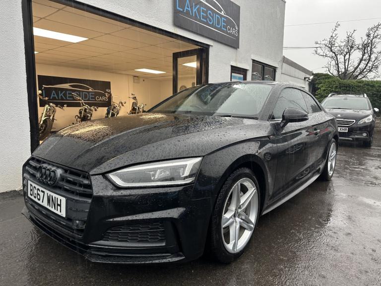 AUDI A5 2.0 TDI S line Black Auto Diesel 2017