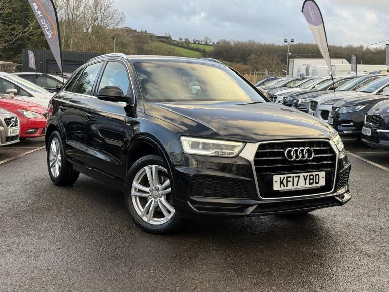 2017 AUDI Q3 1.4 TFSI CoD S line Edition ULEZ Petrol Automatic 5 Door Black