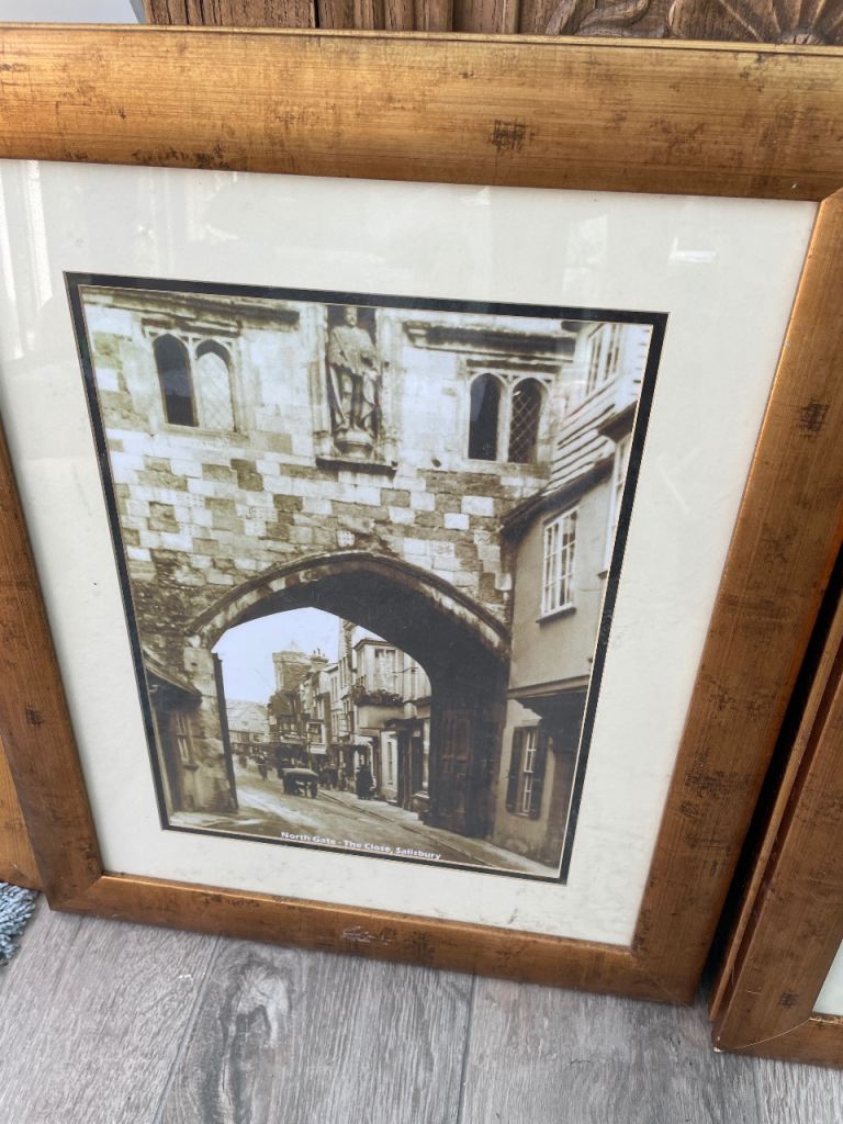 Framed pictures of Salisbury