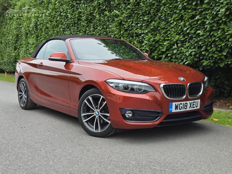 2018 BMW 2 Series 218d Sport 2dr [Nav] CONVERTIBLE DIESEL Manual