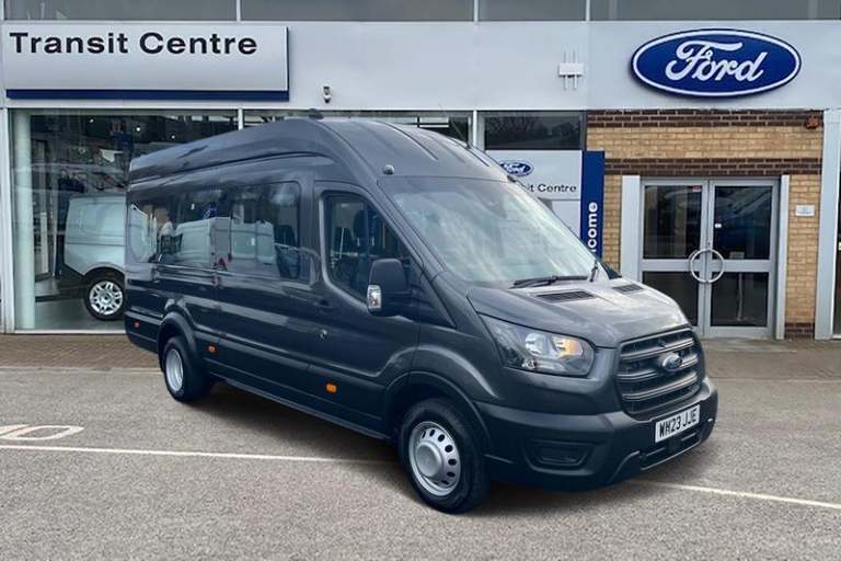 2023 Ford Transit 460 Leader AUTO L4 ELWB High Roof 17 Seat Minibus RWD 2.0 EcoBlue 165ps Aut Min...