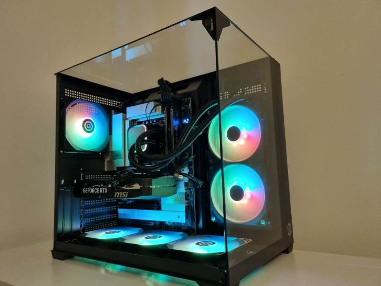 Gaming pc, ULTRA 7 rtx 5060 TI - 32GB DDR5 WATERCOOLED VR 4K SSD 1TB COMPUTER AI WORKSTATION