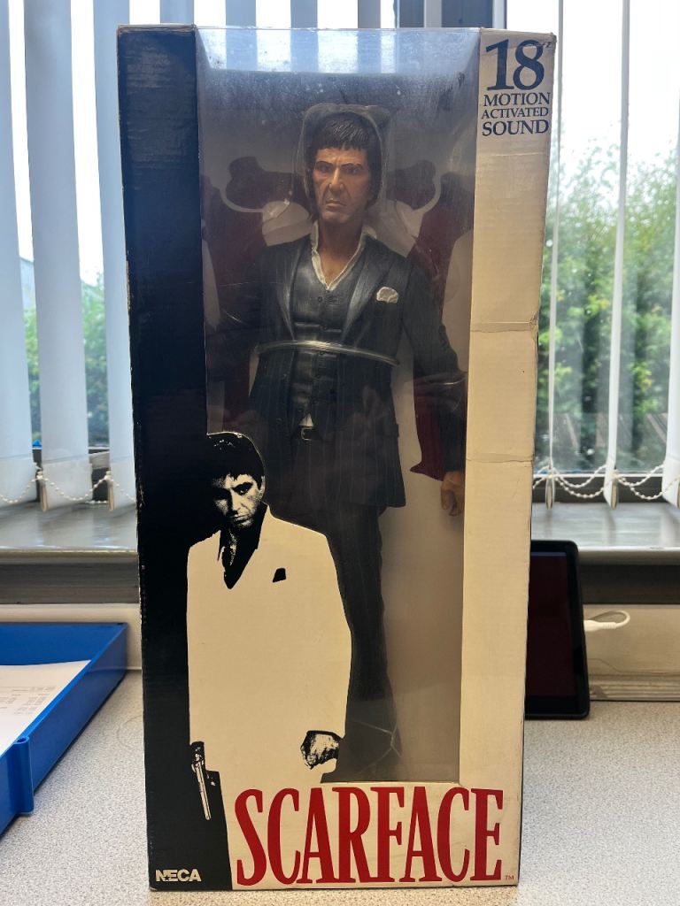 NECA Scarface Tony Montana Action Figure – Motion Activated Sound