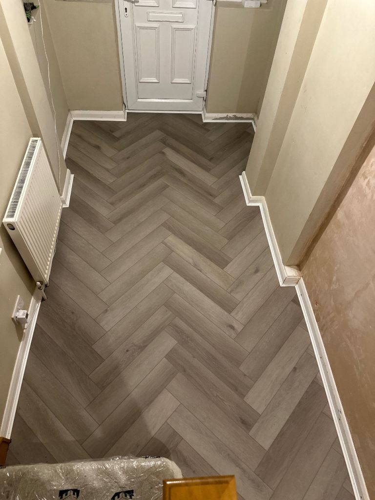 Laminate Herringbone Flooring Fitters - Installation & Renovation Specialists, Painter, Handyman 🛠️