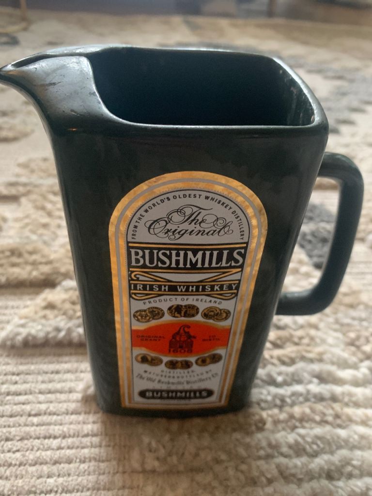 Bushmills Irish Whiskey jug